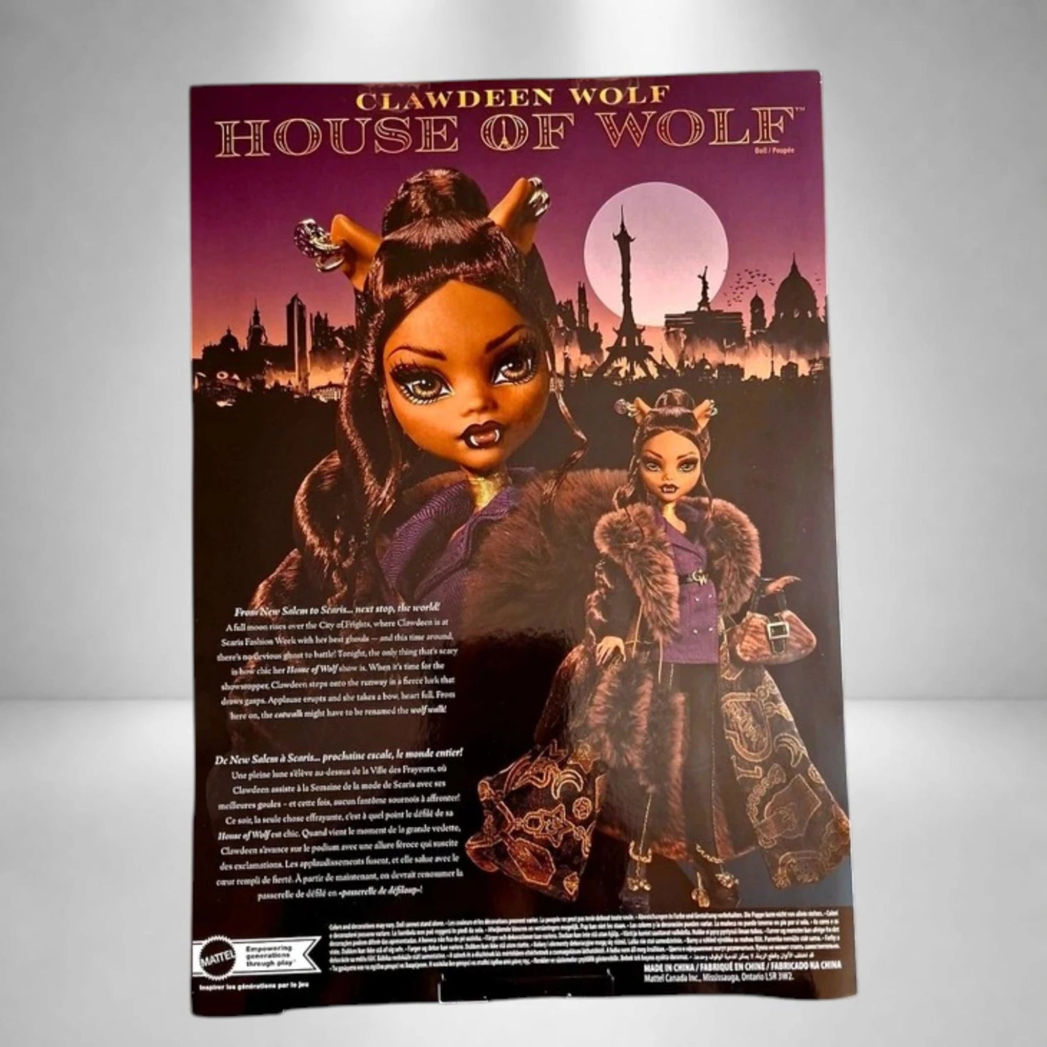 Monster High Skullector Clawdeen Wolf House of Wolf