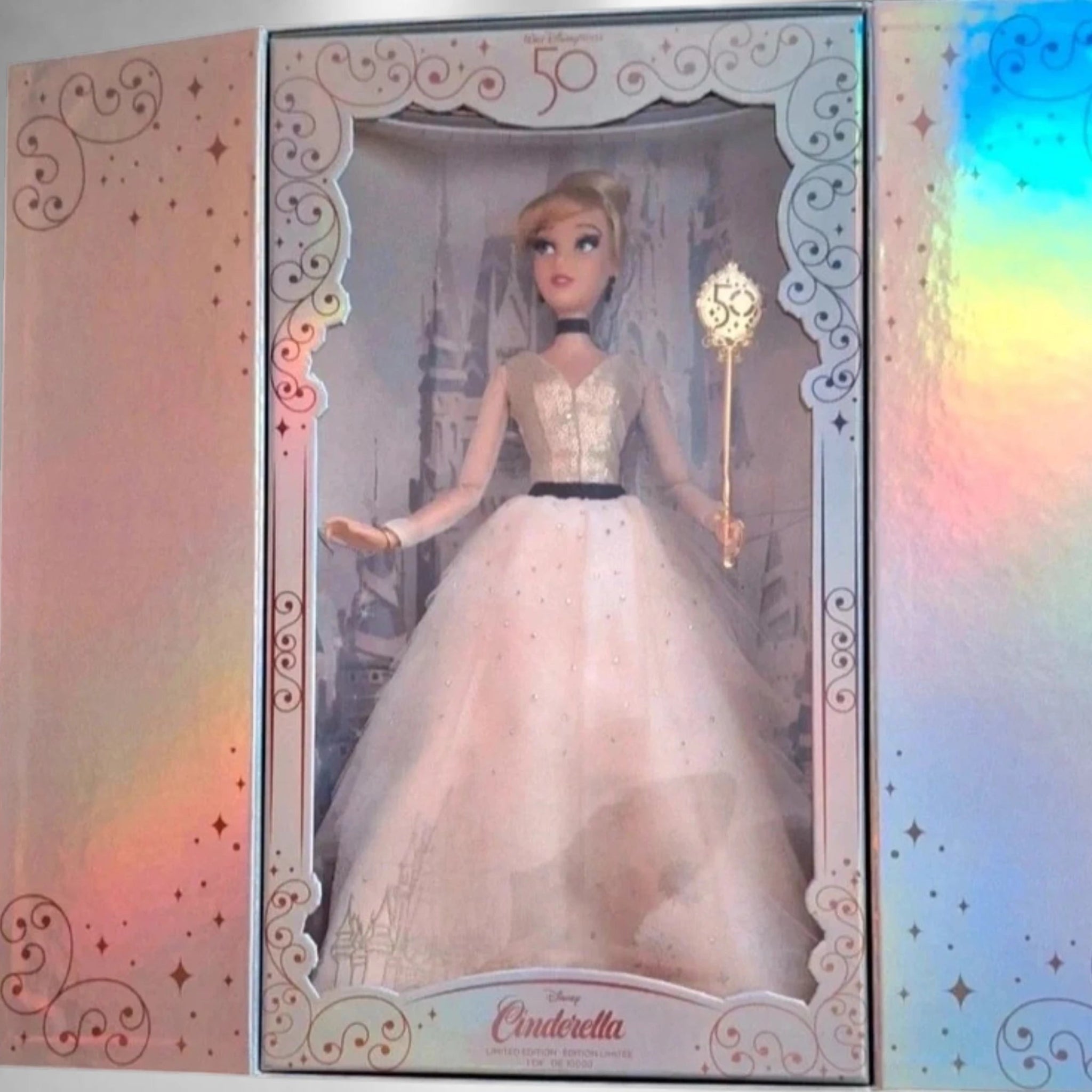 Cenicienta 50.º Aniversario Walt Disney World – Muñeca de Colección Edición Limitada
